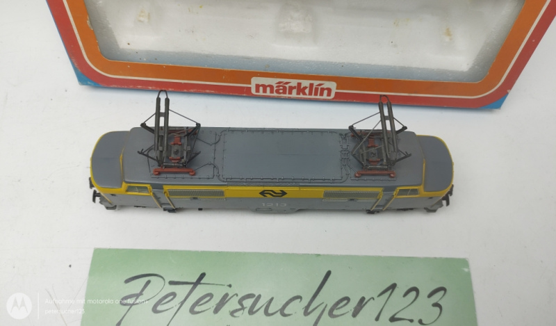 Märklin H0 AC 3168 / 1213 Elektrolokomotive Analog / Gelb-Grau / NS / Analog / OVP