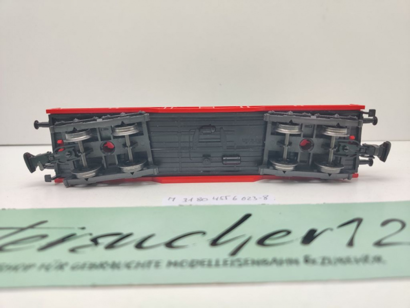 Märklin H0 AC 31 80 455 6 023-8 Container-Tragwagen "Evergreen & Global Trans" / DB
