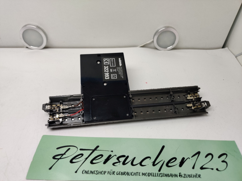 Märklin H0 322993 / 1 x Infrarot Anschlussgleis C-Gleis / Grau