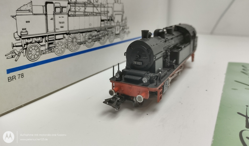 Märklin H0 AC 3303 / BR78 Dampflok Analog / DRG /  OVP