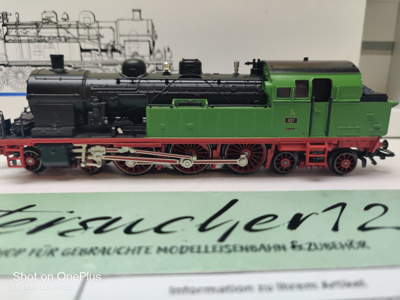 Märklin H0 AC 3307 / Württ. T 18 Dampflok / Analog / Grün / OVP
