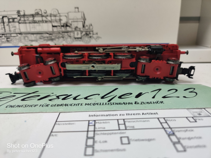 Märklin H0 AC 3307 / Württ. T 18 Dampflok / Analog / Grün / OVP