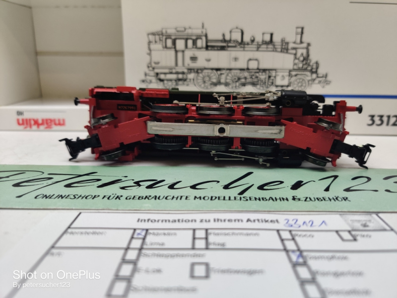 Märklin H0 AC 33121  Märklin Tenderlokomotive T5 / W. Staatsbahn / Delta Digital / OVP