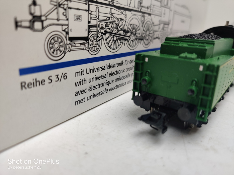 Märklin H0 33182/ Reihe S 3/6 Dampflok Schlepptender  / K.Bay.Sts.B. / Delta - Digital / OVP