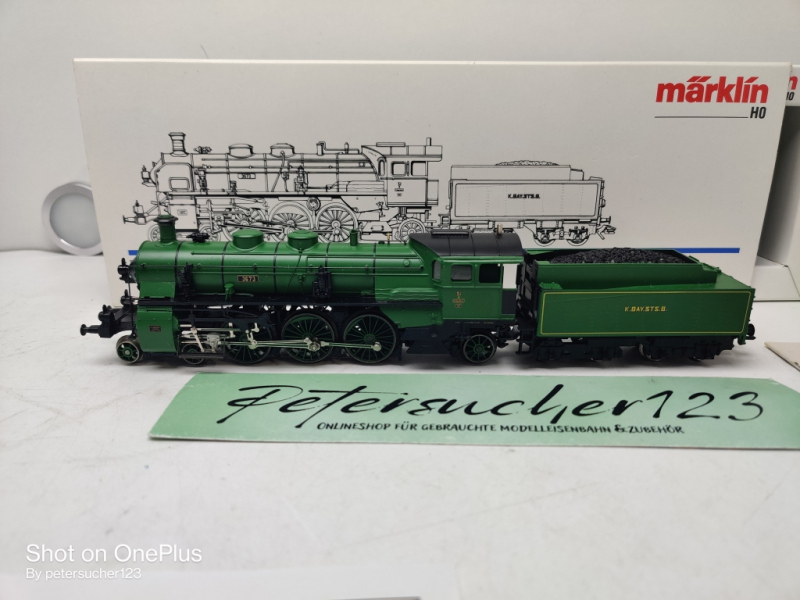 Märklin H0 33182/ Reihe S 3/6 Dampflok Schlepptender  / K.Bay.Sts.B. / Delta - Digital / OVP