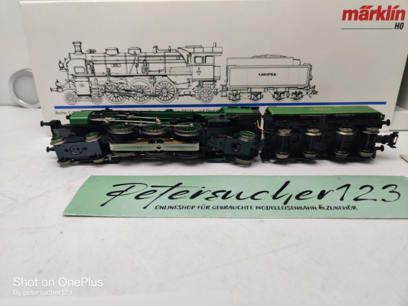 Märklin H0 33182/ Reihe S 3/6 Dampflok Schlepptender  / K.Bay.Sts.B. / Delta - Digital / OVP