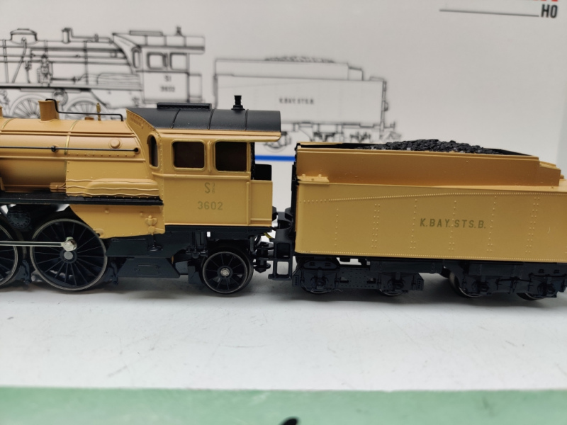 Märklin H0 AC 33185 / S 3/6 Dampflok Schlepptender / Delta-Digital / K.Bay.Sts.B. / OVP