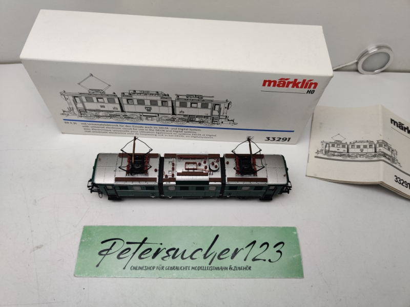 Märklin H0 AC 33291 / BR E 91 Elektrolok  / Delta-Digital / DRG / OVP