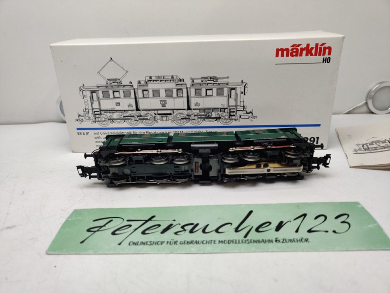 Märklin H0 AC 33291 / BR E 91 Elektrolok  / Delta-Digital / DRG / OVP