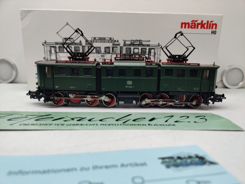 Märklin H0 AC 30329 / BR191099-1 Elektrolok / DB / Analog / Grün / OVP