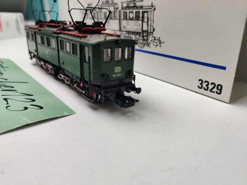 Märklin H0 AC 30329 / BR191099-1 Elektrolok / DB / Analog / Grün / OVP