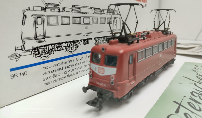 Märklin H0 AC 3331 / BR140 Elektrolokomotive DB / Umbau auf Fx - Digital / Analog / OVP