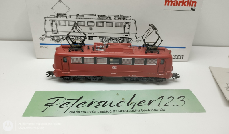 Märklin H0 AC 3331 / BR140 Elektrolokomotive DB / Umbau auf Fx - Digital / Analog / OVP