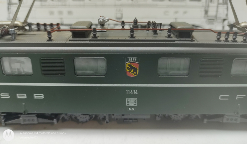 Märklin H0 AC 3338 / Serie Ae 6/6  Elektrolokomotive Delta-Digital / Bern / Grün / OVP 