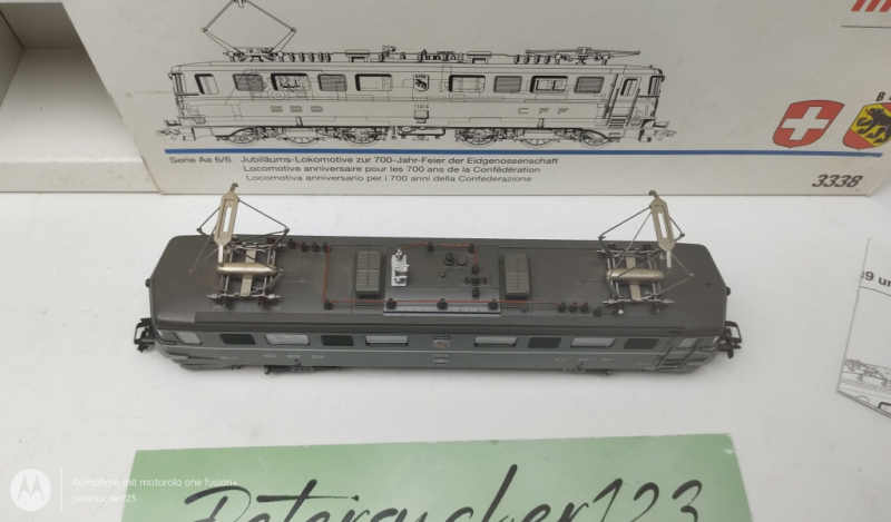 Märklin H0 AC 3338 / Serie Ae 6/6  Elektrolokomotive Delta-Digital / Bern / Grün / OVP 