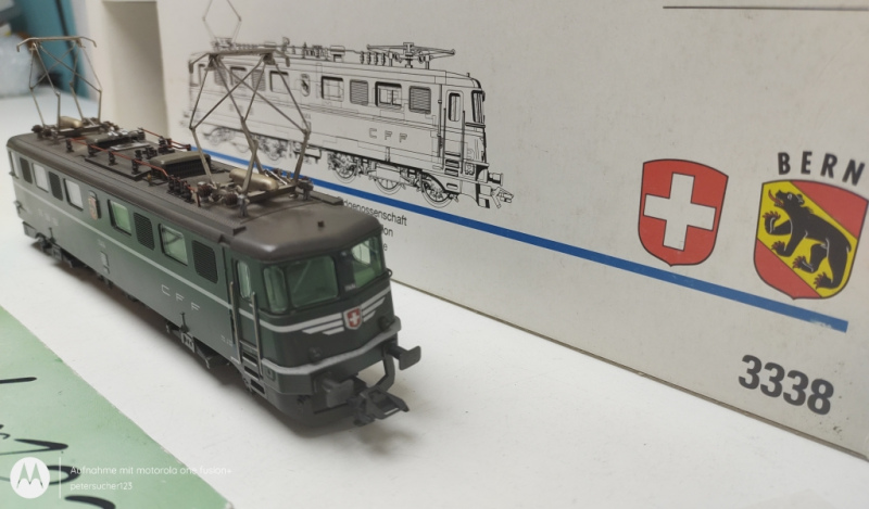 Märklin H0 AC 3338 / Serie Ae 6/6  Elektrolokomotive Delta-Digital / Bern / Grün / OVP 