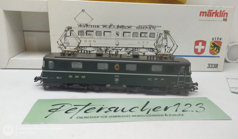 Märklin H0 AC 3338 / Serie Ae 6/6  Elektrolokomotive Delta-Digital / Bern / Grün / OVP 