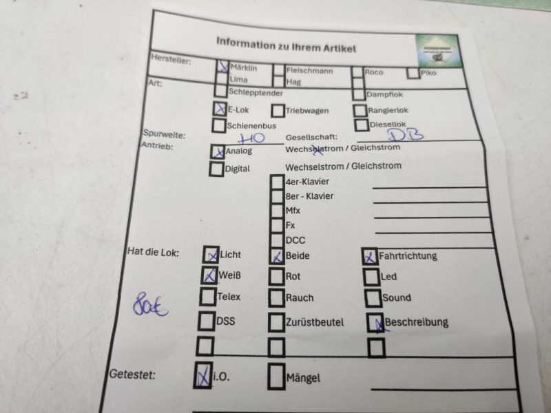 MÄRKLIN H0 AC 3343 / BR151021-3 Elektrolok / Rot  / DB / Analog / OVP