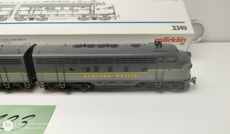 Märklin H0 AC 3499 Diesel - Elektrische Lokomotive GM EMD F7  / Analog / OVP