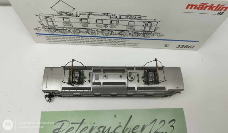 Märklin H0 AC 33661  / E52 30  Elektrolok  / DR /  Delta-Digital / OVP