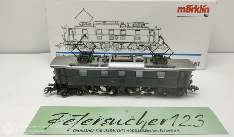 Märklin H0 AC 33661  / E52 30  Elektrolok  / DR /  Delta-Digital / OVP