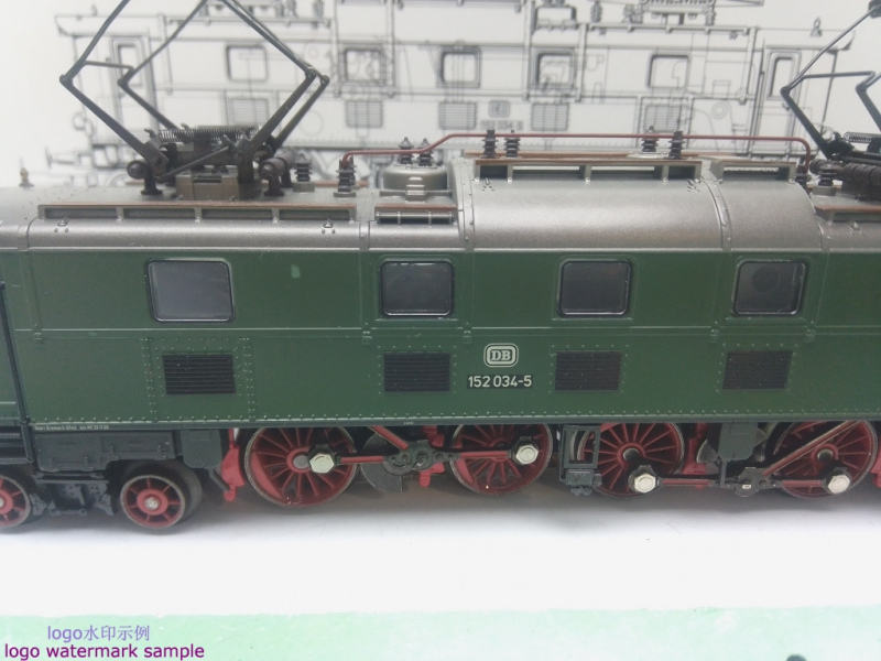 MÄRKLIN H0 AC 3366 Elektrolok BR152 034-5 / Grün / DB / Analog / OVP
