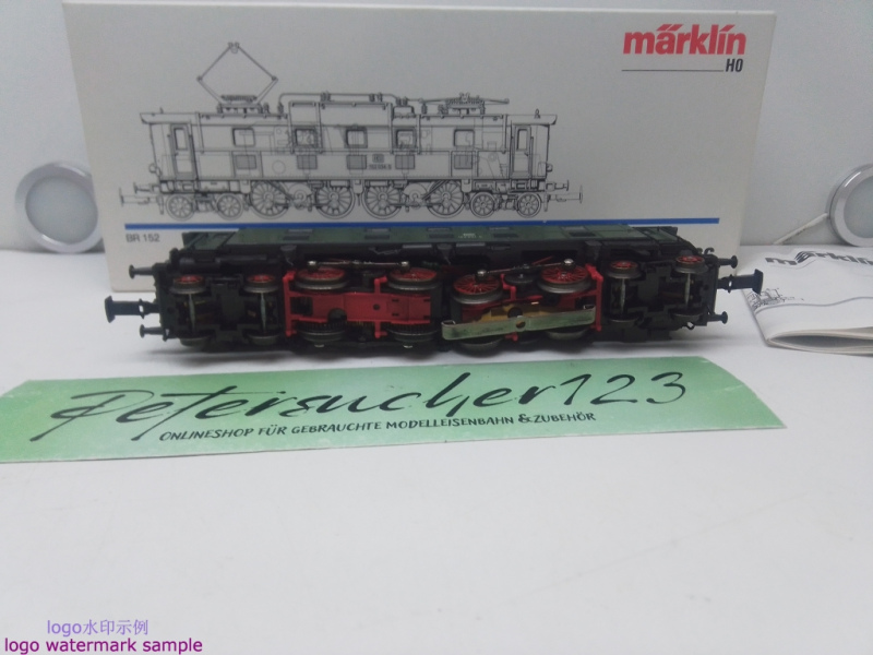 MÄRKLIN H0 AC 3366 Elektrolok BR152 034-5 / Grün / DB / Analog / OVP