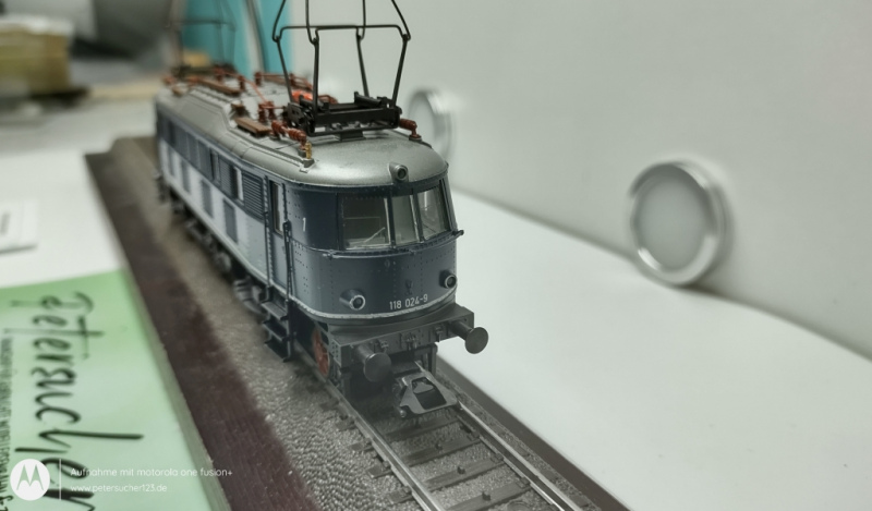 Märklin H0 AC BR118 024-9 Elektrolok DB Blau Delta-Digital