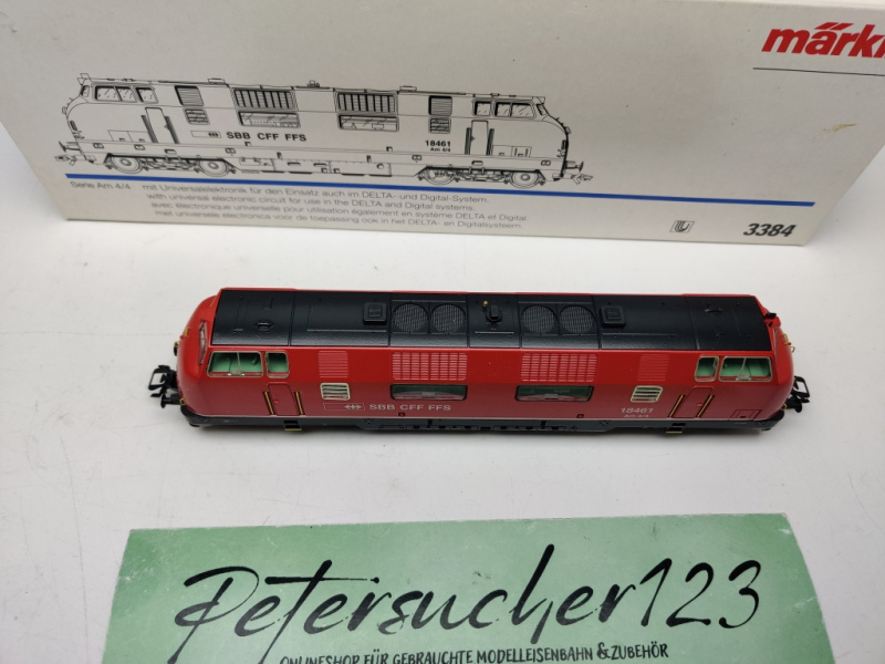 Märklin H0 AC 3384 Diesellok Serie AM 4/4 / SBB / Rot / Delta-Digital / OVP