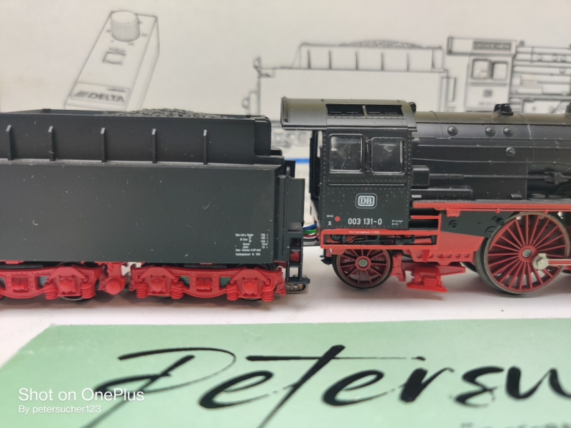Märklin H0 3395/ BR003 Dampflok Schlepptender  / DB / Analog / OVP