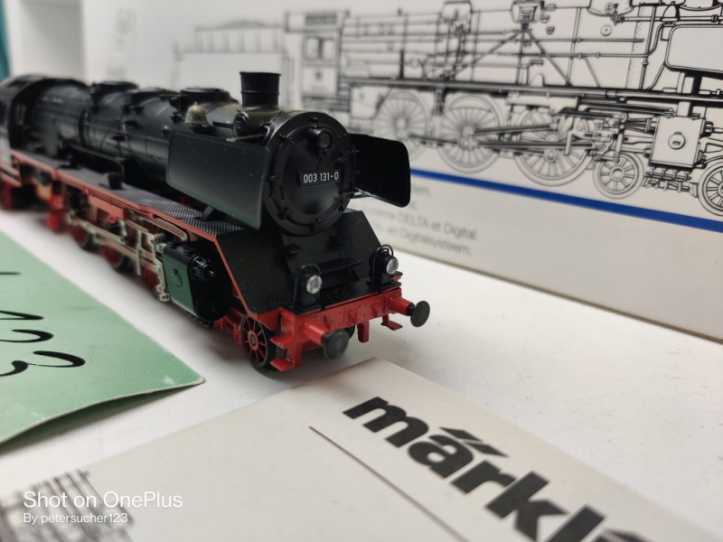 Märklin H0 3395/ BR003 Dampflok Schlepptender  / DB / Analog / OVP