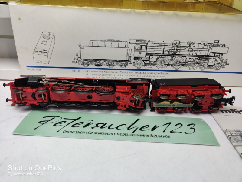 Märklin H0 3395/ BR003 Dampflok Schlepptender  / DB / Analog / OVP