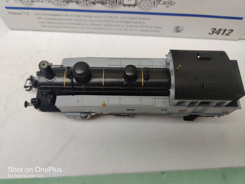 Märklin H0 AC 3412 Dampflok Klasse T5 / DB / Delta Digital / OVP 