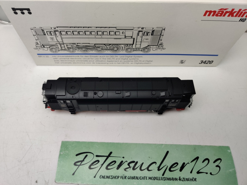 Märklin H0 AC 3420 / BR V 32 Diesellok / Blau / Delta-Digital / DRG / OVP
