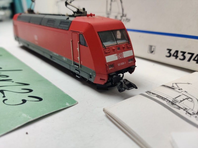 Märklin H0 AC 34374  / BR101 008-1 E-Lok / Rot / DB / Delta - Digital / OVP