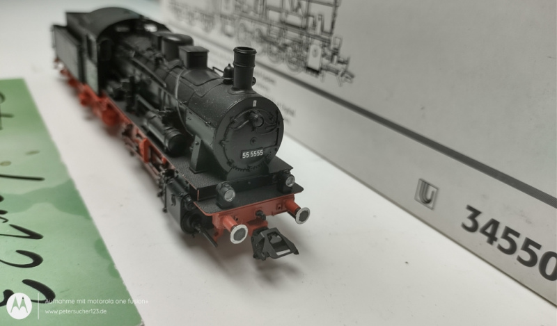 Märklin H0 AC 34550 / BR55 5555 Dampflok Schlepptender / DB / Delta Digital / OVP