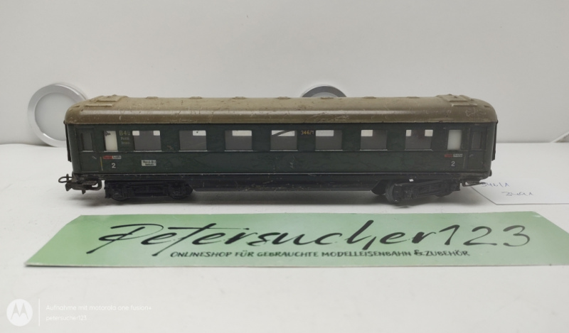 Märklin H0 AC 346/1 Personenwagen B4ü / 2.Kl. / Grün
