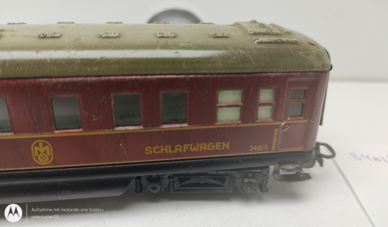 Märklin H0 AC 346/3 Schlafwagen DSG / Rot