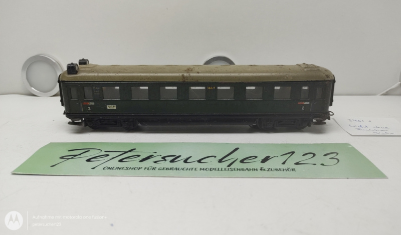 Märklin H0 AC 346/1 Personenwagen B4ü / 2.Kl. / Grün