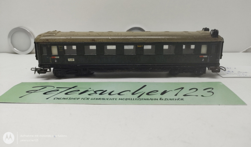 Märklin H0 AC 346/1 Personenwagen B4ü / 2.Kl. / Grün