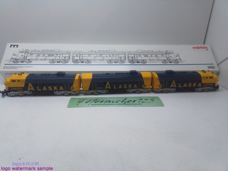 MÄRKLIN H0 AC 4081 Typ EMD F 7 B-Unit / TEXAS & PACIFIC / Diesellokergänzung  / Analog / OVP