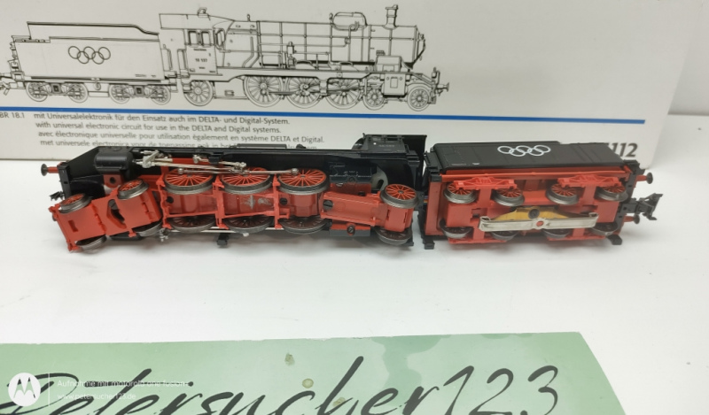 Märklin H0 AC 34112 / BR18.137 Dampflok Schlepptender  / Delta Digital / OVP