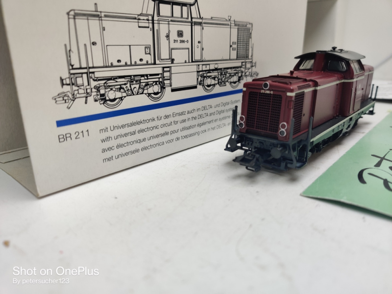 Märklin H0 AC 3473 Diesellok BR211 / DB / Delta Digital / OVP