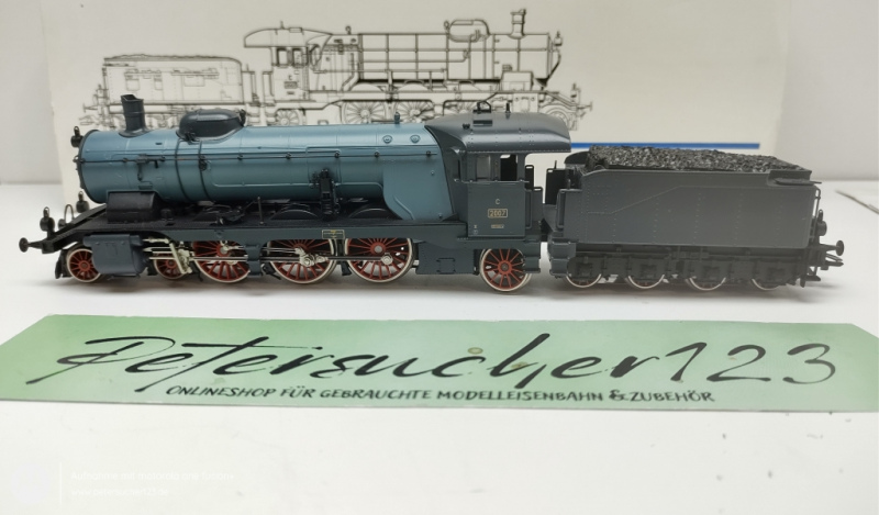 Märklin H0 AC 3511 / Klasse C Dampflok mit Schlepptender  K.W.St.E. / Analog / OVP