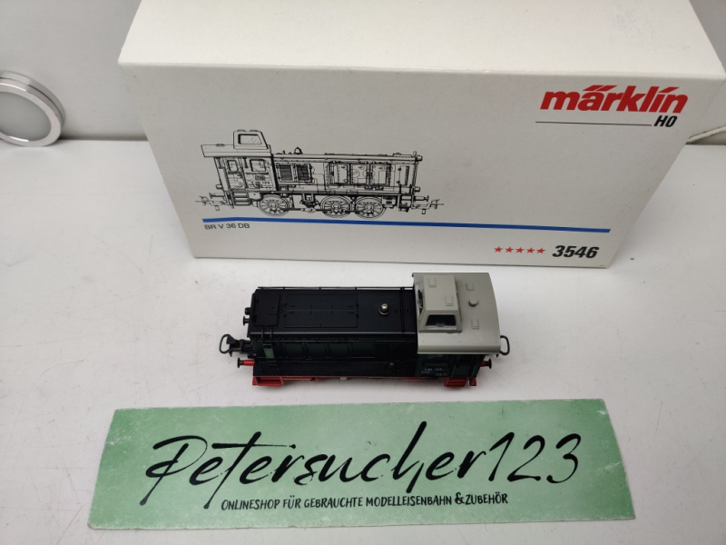 Märklin H0 AC 3546 / BR V 36 Diesellok / Analog / Schwarz
