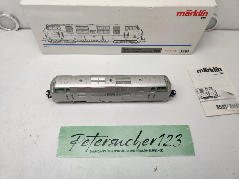 Märklin H0 AC 3581 / BR221 Metall Technologie Diesellok Sondermodell  / Analog / OVP