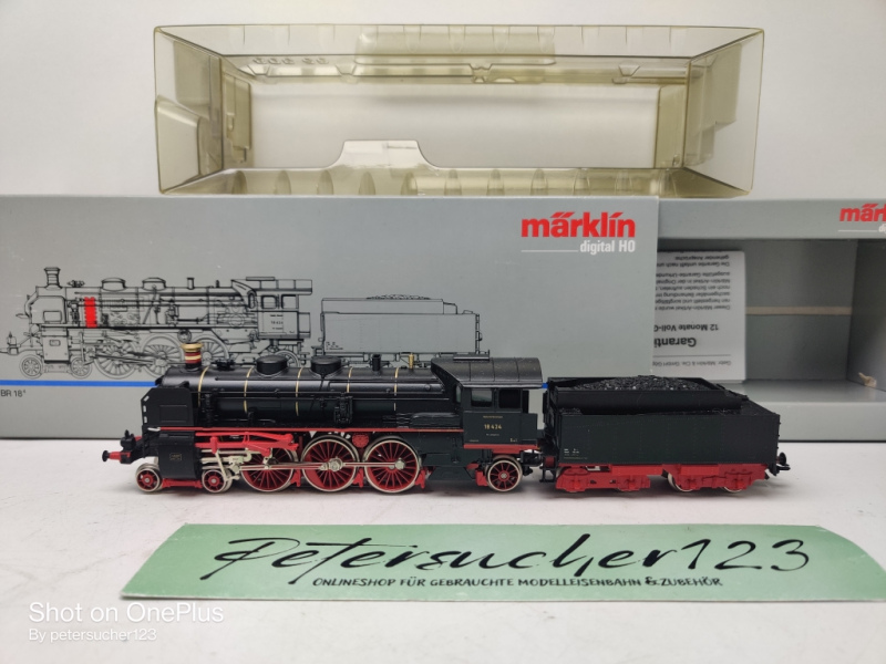 Märklin H0 3618 / BR18 Dampflok Schlepptender  / DRG / Delta - Digital / OVP