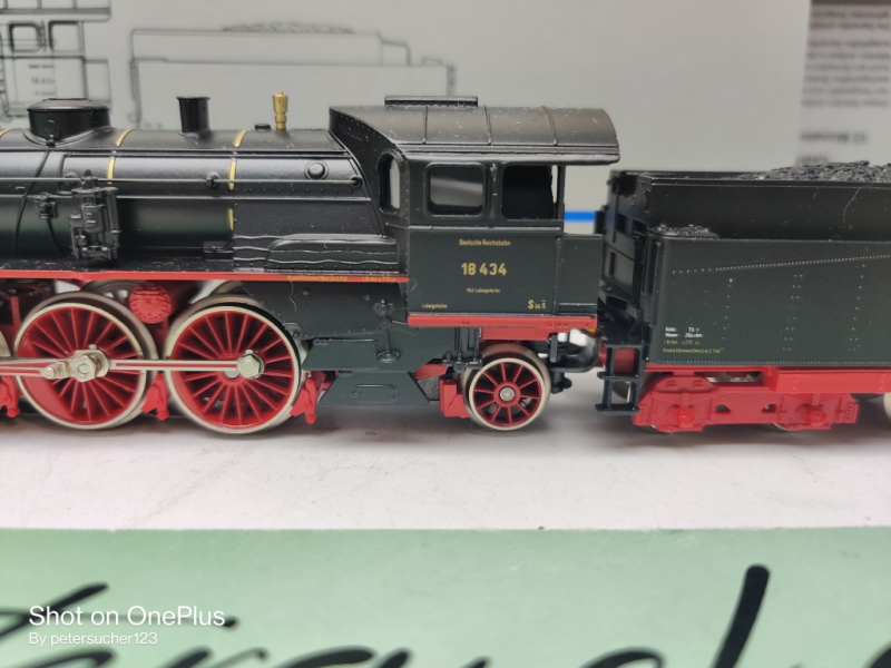 Märklin H0 3618 / BR18 Dampflok Schlepptender  / DRG / Delta - Digital / OVP