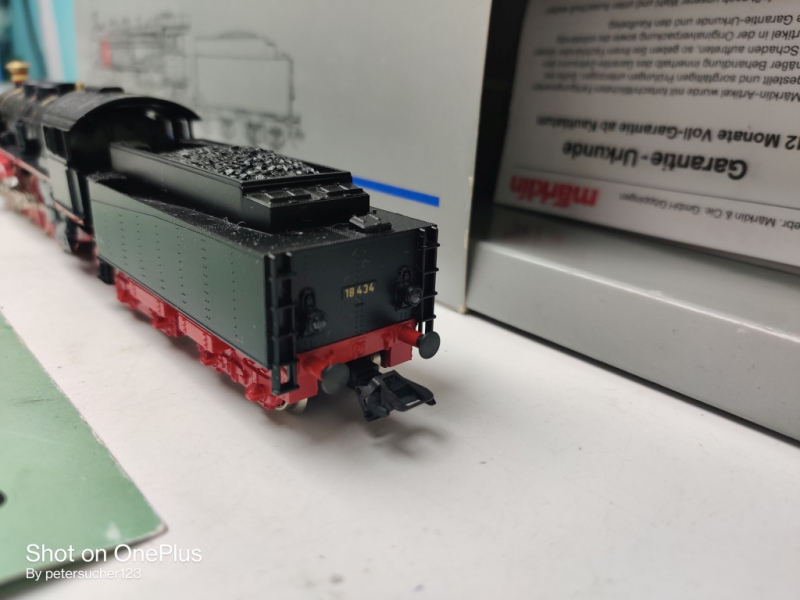 Märklin H0 3618 / BR18 Dampflok Schlepptender  / DRG / Delta - Digital / OVP