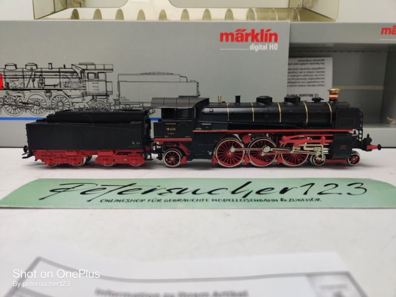 Märklin H0 3618 / BR18 Dampflok Schlepptender  / DRG / Delta - Digital / OVP